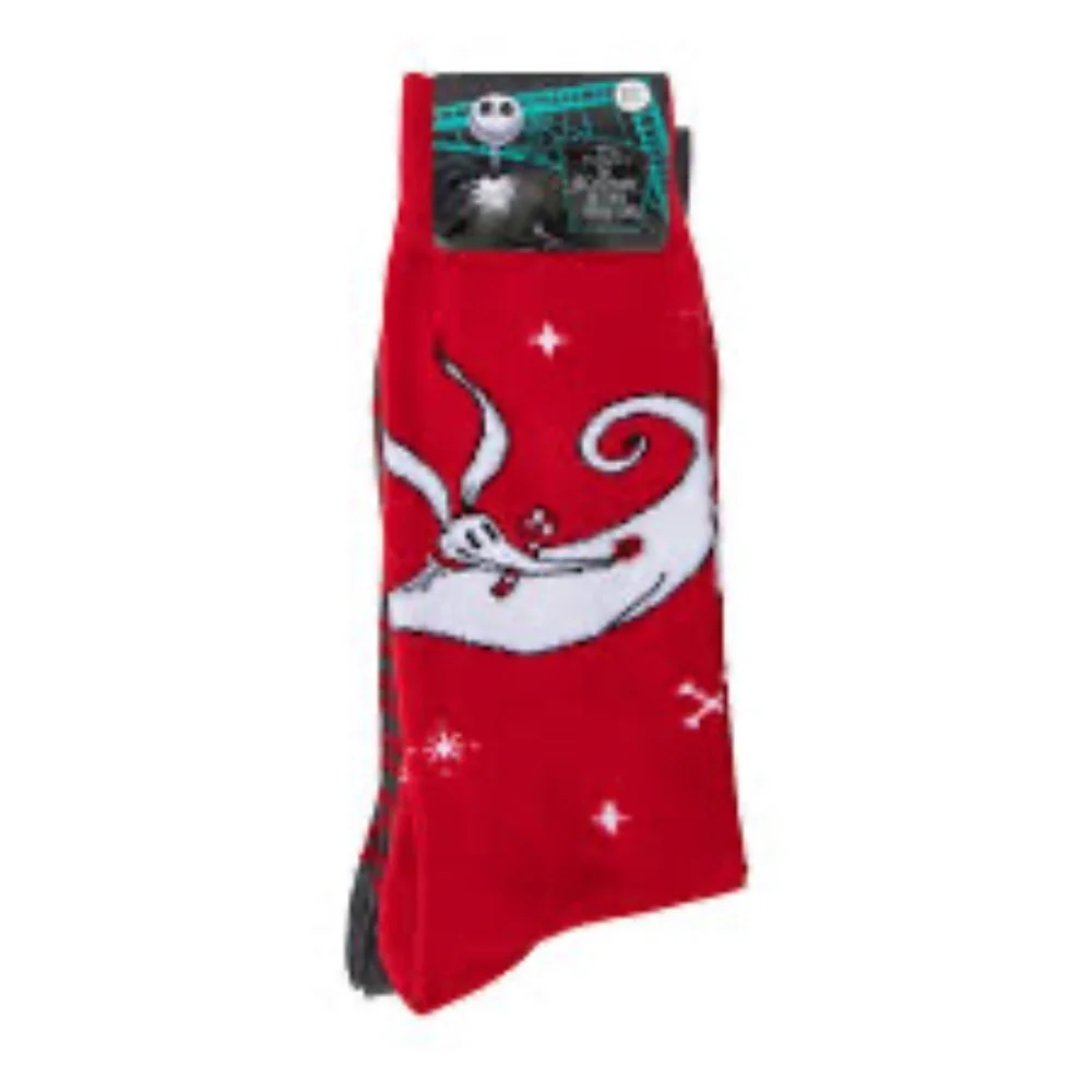 2 pair Nightmare Before Christmas Crew Sock 6-12